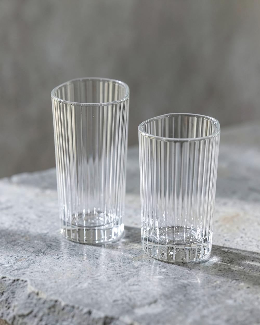 Strie highball, 2 stk