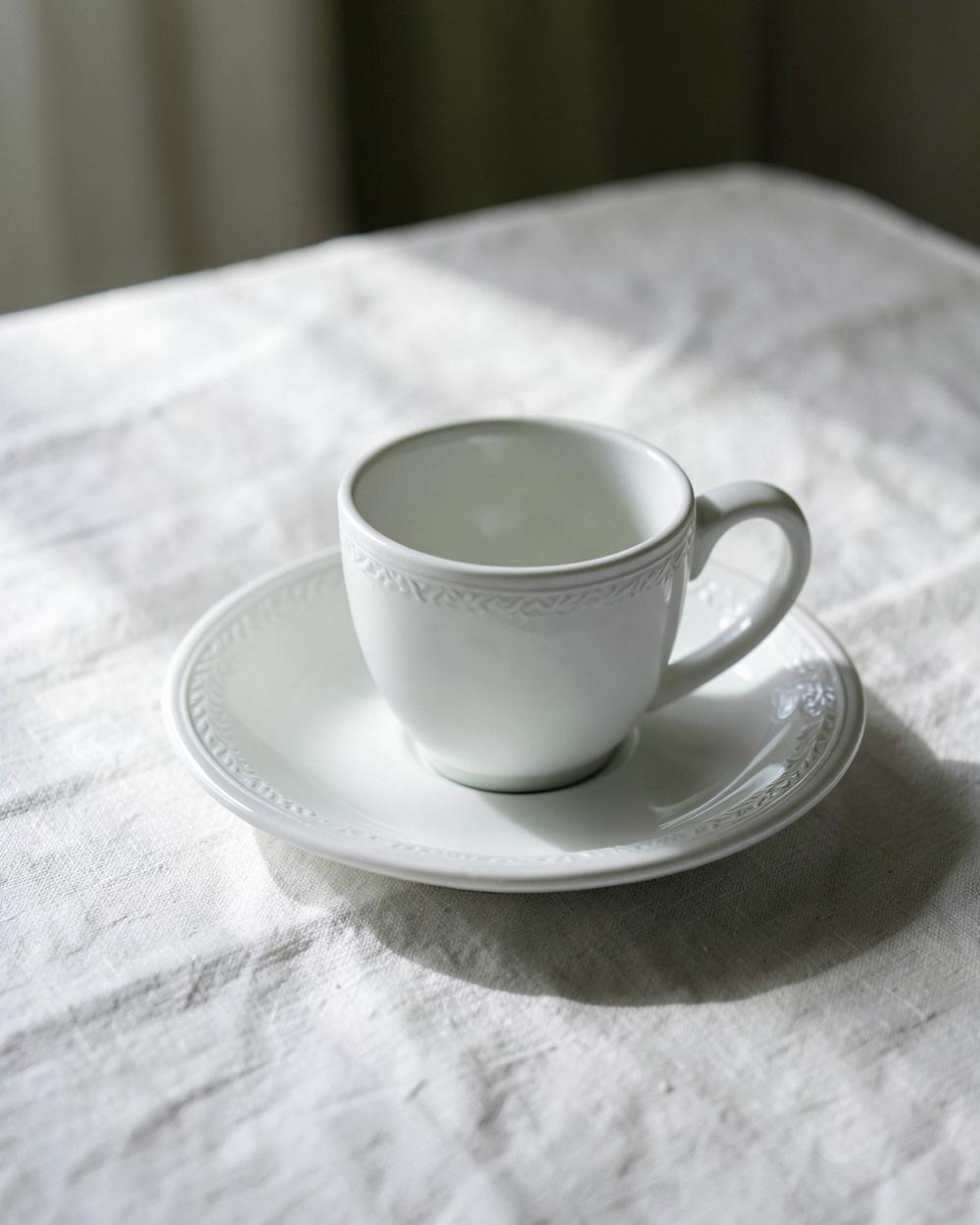 Doccia kaffeservise, 2 kopper med skål